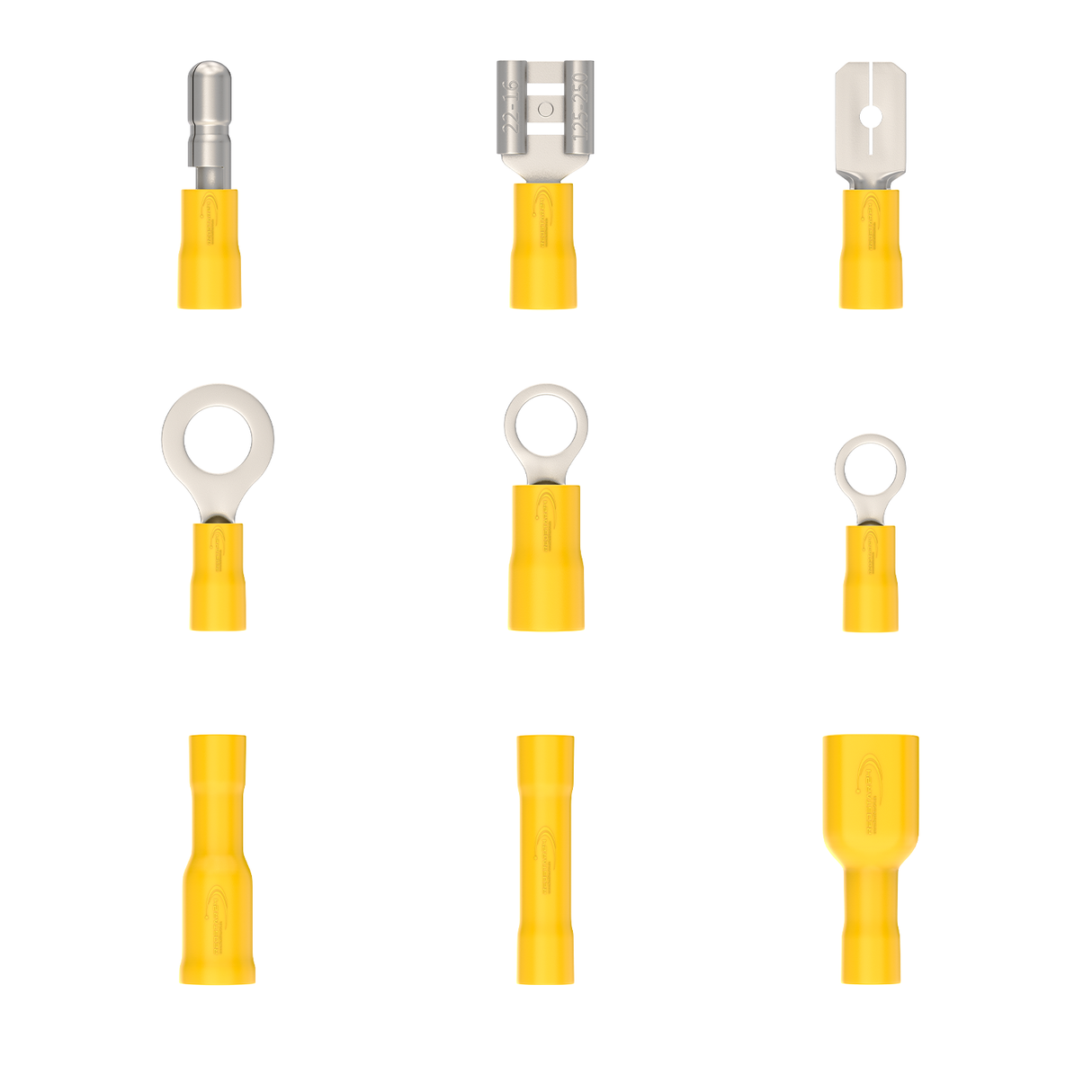 RedStar24 Kit de cosses 700 pièces – 27 types de cosses isolées rouges, bleues et jaunes pour 0,5–6 mm²