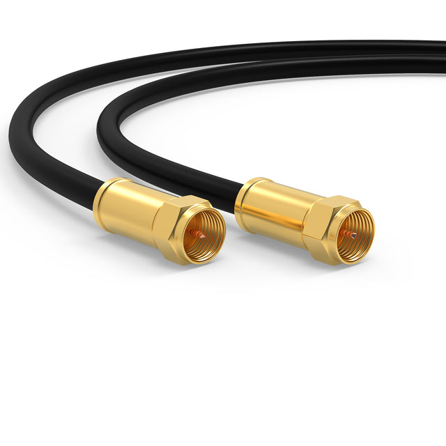 RedStar24 Satkabel 135 dB – 2x F-Stecker gerade – schwarz