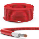 Solar cable 6mm² – H1Z2Z2-K (PV1-F), red/black, 5-100 m