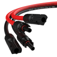 RedStar24 Solarkabel Verlängerung 4mm² Set – Rot und Schwarz für Photovoltaik