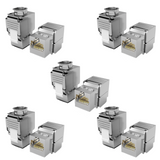 RJ45 Keystone Module Cat.6A Shielded – Tool-Free – 1 to 48 Piece Set – 10 Gbit/s LAN Module | RedStar24