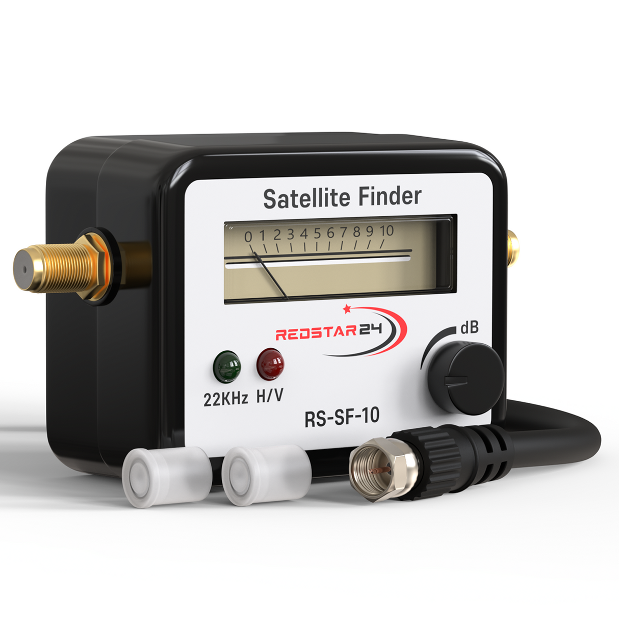 RedStar24 SAT-Finder RS-SF-10 mit F-Anschlusskabel