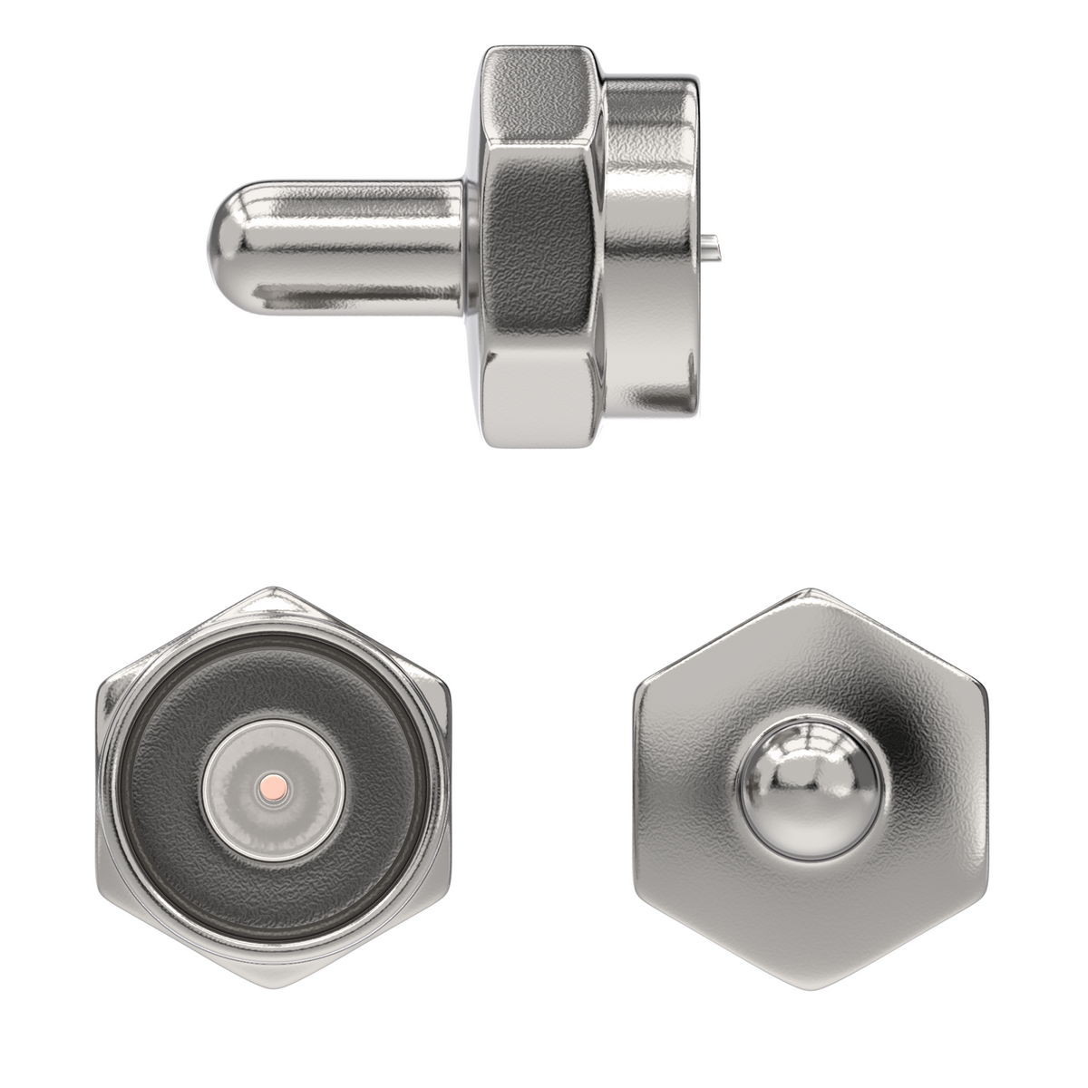 RedStar24 F-Abschlusswiderstand 75 Ohm – 10 Stück Set – Sat Koaxial Kabel Abschluss – Vollmetall, korrosionsgeschützt