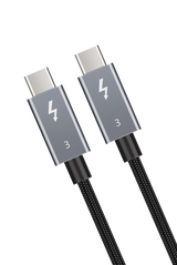 Thunderbolt 3 Kabel 0,7m 1m 2m – Dual-4K / 5K Video &amp; 100W Laden