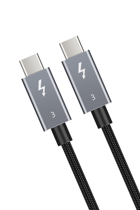 Thunderbolt 3 Kabel 0,7m 1m 2m – Dual-4K / 5K Video &amp; 100W Laden