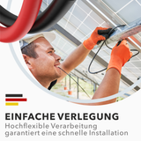 RedStar24 Solar Cable Extension 6mm² Set (Red + Black) – TÜV certified, UV-resistant, PV Cable IP68 for solar systems – 1m to 25m