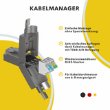 RedStar24 RJ45 Stecker werkzeuglos CAT 7 / CAT 6a – 10 Gbit/s, geschirmt, AWG 22–24
