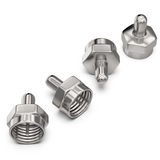 RedStar24 F-termination resistor 75 Ohm – 10 piece set – Sat coaxial cable termination – solid metal, corrosion-protected