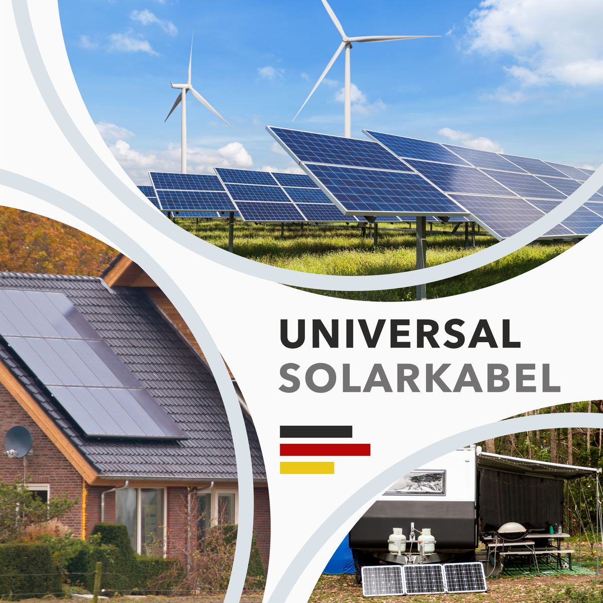 RedStar24 Solarkabel Verlängerung 4mm² Set (Rot + Schwarz) – TÜV zertifiziert, UV-beständig, PV Kabel IP68 für Solaranlagen – 1m bis 25m