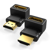 RedStar24 HDMI Winkelstecker 90° Adapter für TV &amp; Monitor