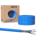 RedStar24 CAT 8 network cable installation cable S/FTP PiMF – 2000 MHz, 40 Gbit/s (10m–100m)