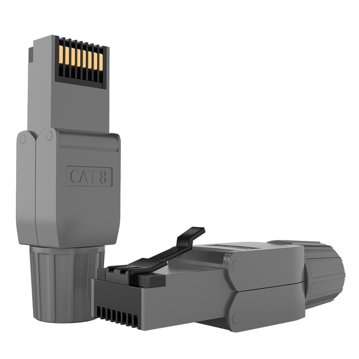 RJ45 Stecker werkzeuglos Cat.8 – 2er &amp; 4er Set von RedStar24