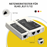 RedStar24 Kit d'outils réseau 4-en-1 – Pince à sertir RJ45, outil LSA, testeur de câble et dénudeur avec pochette