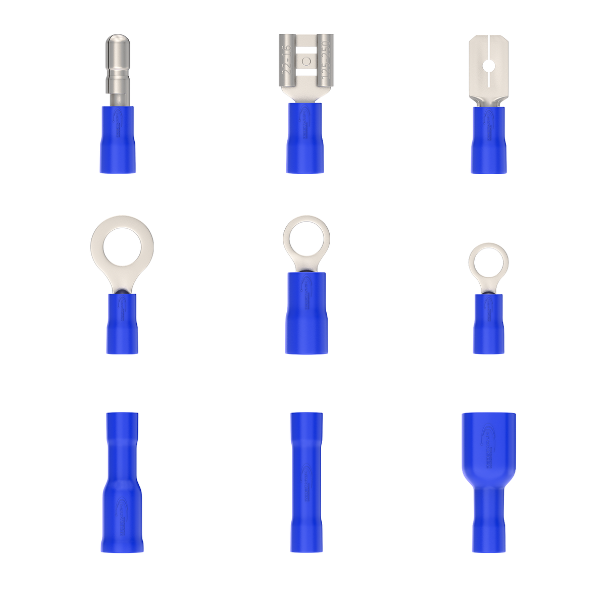RedStar24 Kit de cosses 700 pièces – 27 types de cosses isolées rouges, bleues et jaunes pour 0,5–6 mm²