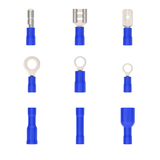 RedStar24 Kit de cosses 700 pièces – 27 types de cosses isolées rouges, bleues et jaunes pour 0,5–6 mm²