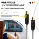 TV Antennenkabel 135 dB DVB-T/T2 DAB UHD – RedStar24