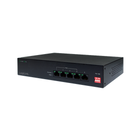 LogiLink NS0098 5-Port PoE Switch – Fast Ethernet mit PoE+
