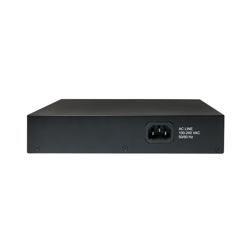 LogiLink 5-Port PoE Switch NS0098 - Fast Ethernet Switch with PoE+, 30 W per port, IEEE 802.3at/af, Plug &amp; Play