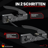Pince à sertir RJ45 RedStar24 – Pince à sertir réseau pour connecteurs RJ45 et RJ11, compatible avec Cat5e, Cat6a, Cat7 et Cat8