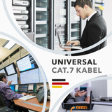 Cat7 installation cable S/FTP 1000 MHz - Orange, LSZH (Eca), 23 AWG, PiMF
