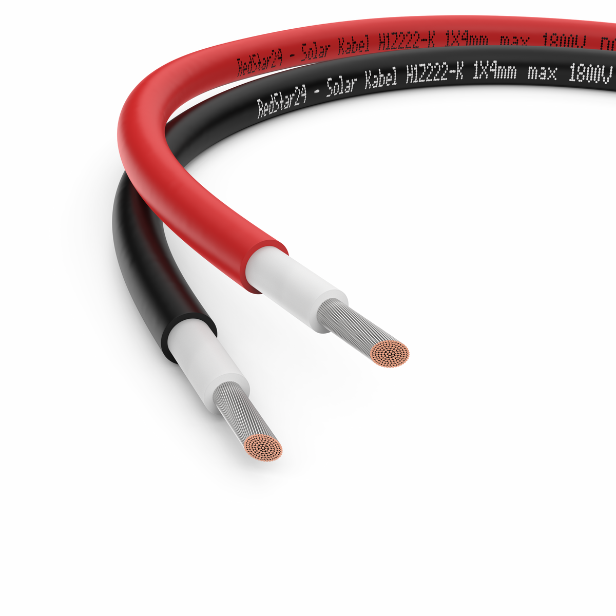 Solarkabel 4mm² TÜV Geprüft Solarleitung PV Kabel für Photovoltaik Anlagen Kupfer 5m-100m