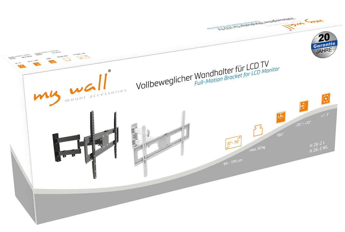 my wall Vollbeweglicher Wandhalter für LCD TV (H 26-2 L)
