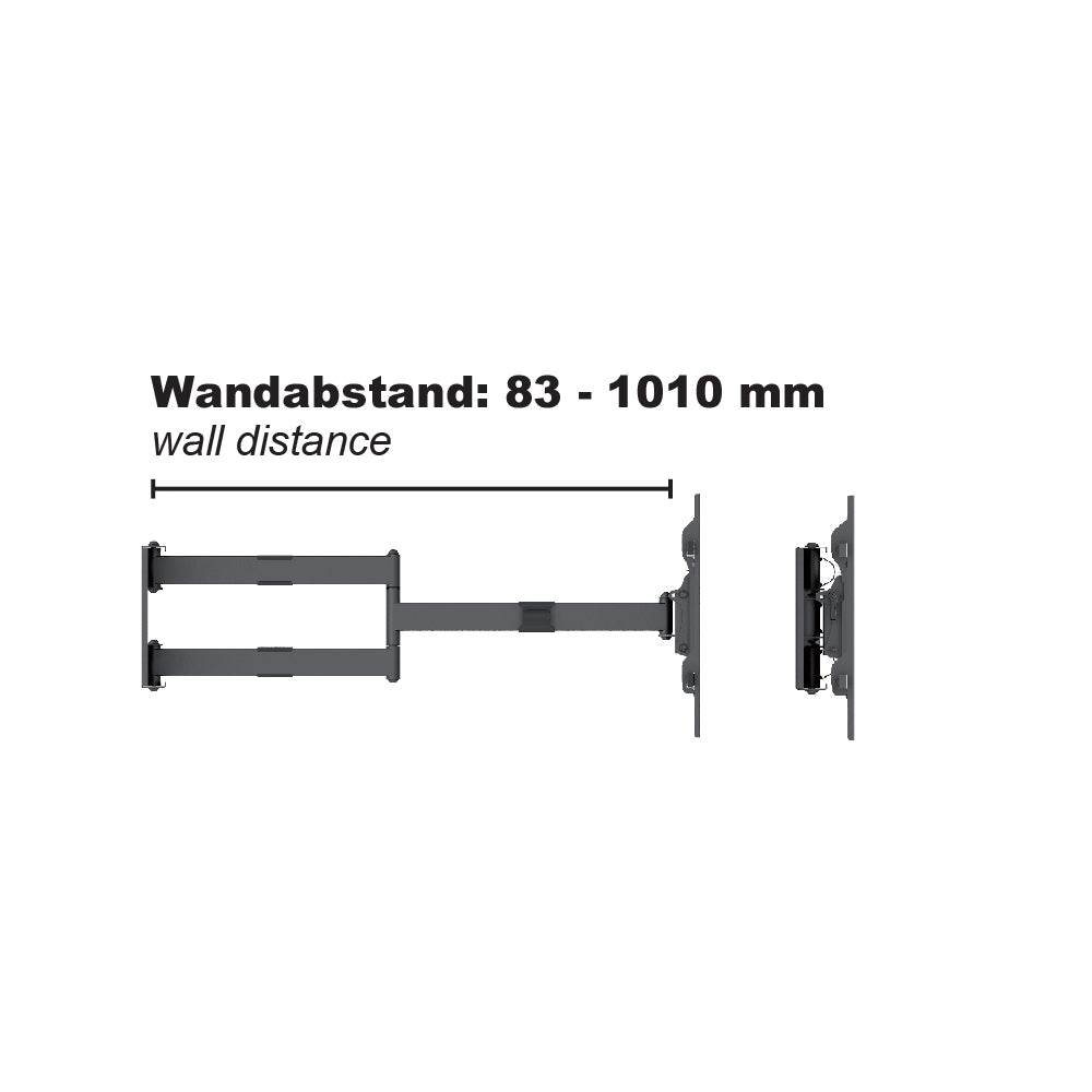 my wall Vollbewegliche XL Wandhalter für LCD TV (H 27-1 XL)