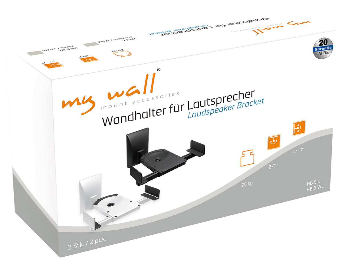 my wall Wandhalter für Lautsprecher (HB 5 WL)