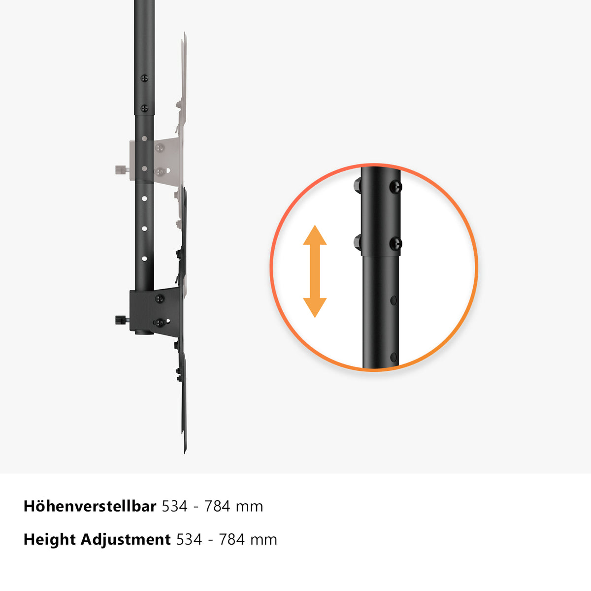 my wall Bewegliche TV Deckenhalterung (HD 9 L)