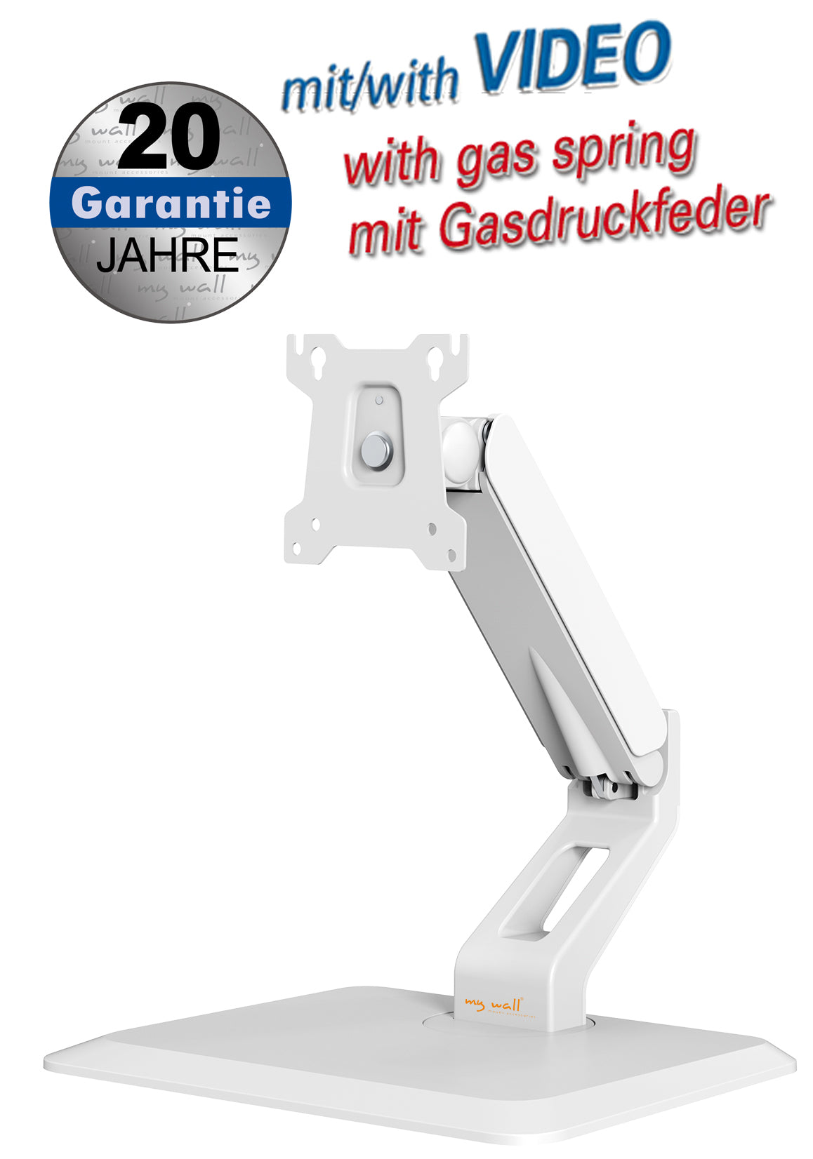 my wall Vollbeweglicher Tischständer für Flachbildschirme (HL 17 WL)