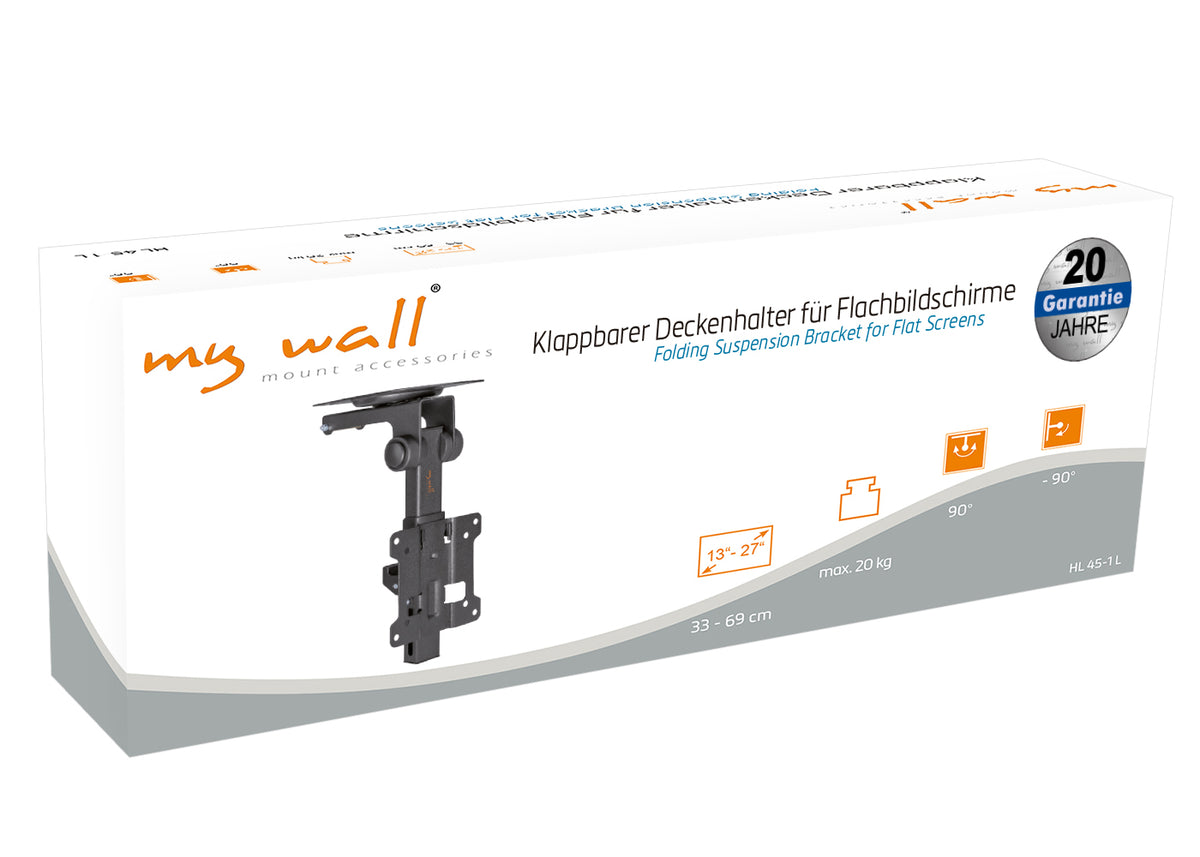 my wall Klappbarer Deckenhalter für Flachbildschirme (HL 45-1 L)