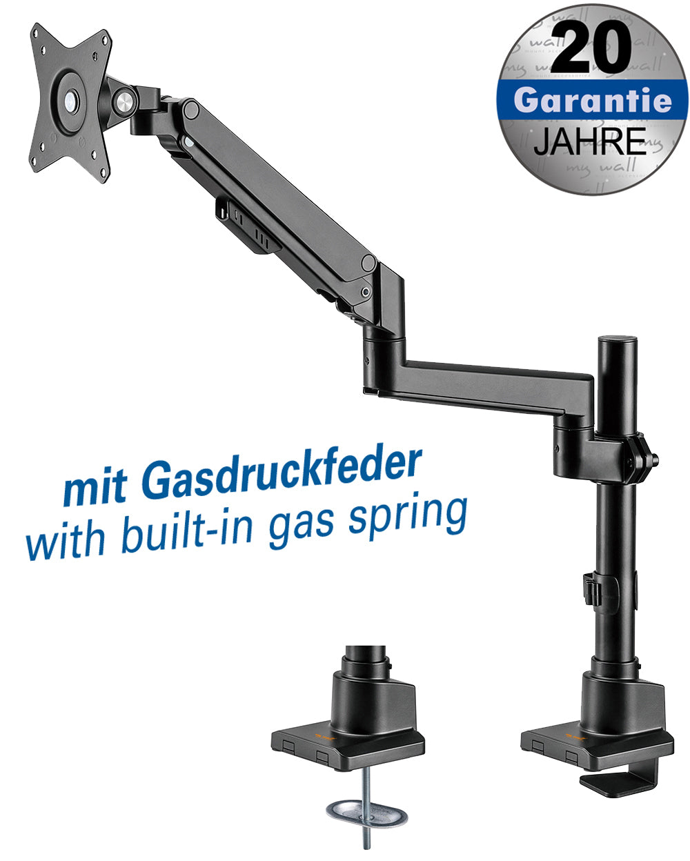 my wall Vollbeweglicher Tischhalter für Flachbildschirme (HL 51-1 L)