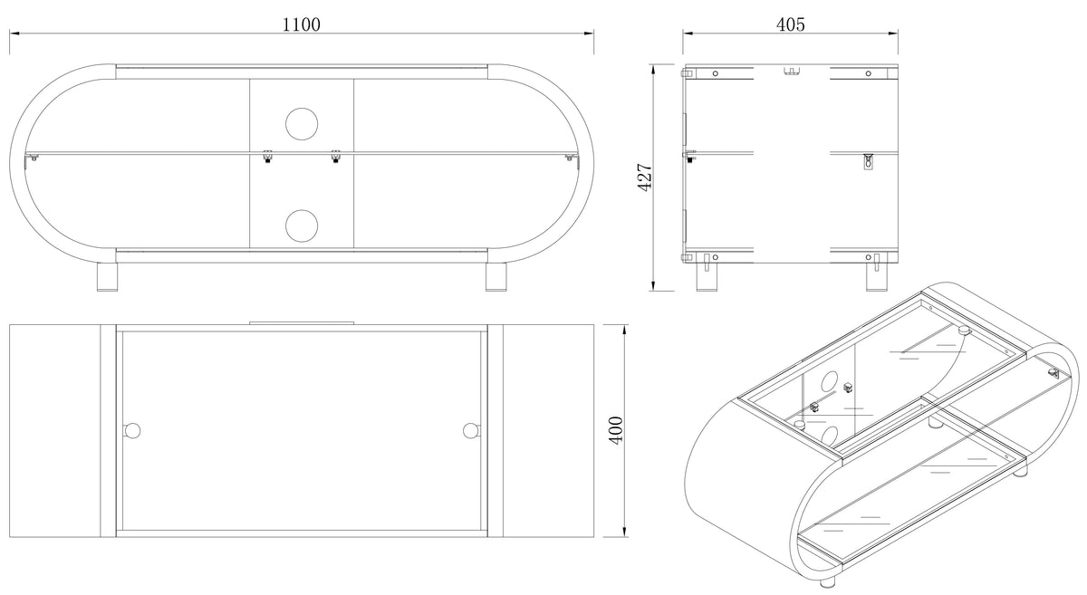 my wall TV / HiFi Regal (HM 1 L)