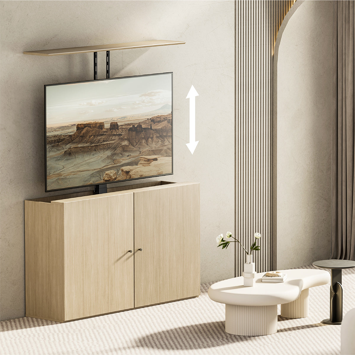 my wall Elektrischer TV Lift zum Hochfahren und Herunterlassen (HP 66-2 L)