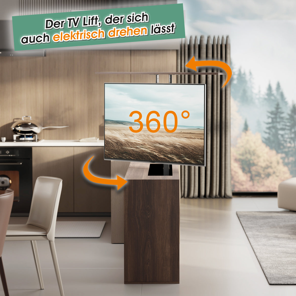 my wall Elektrisch drehbarer TV Lift (HP 67-1 L)
