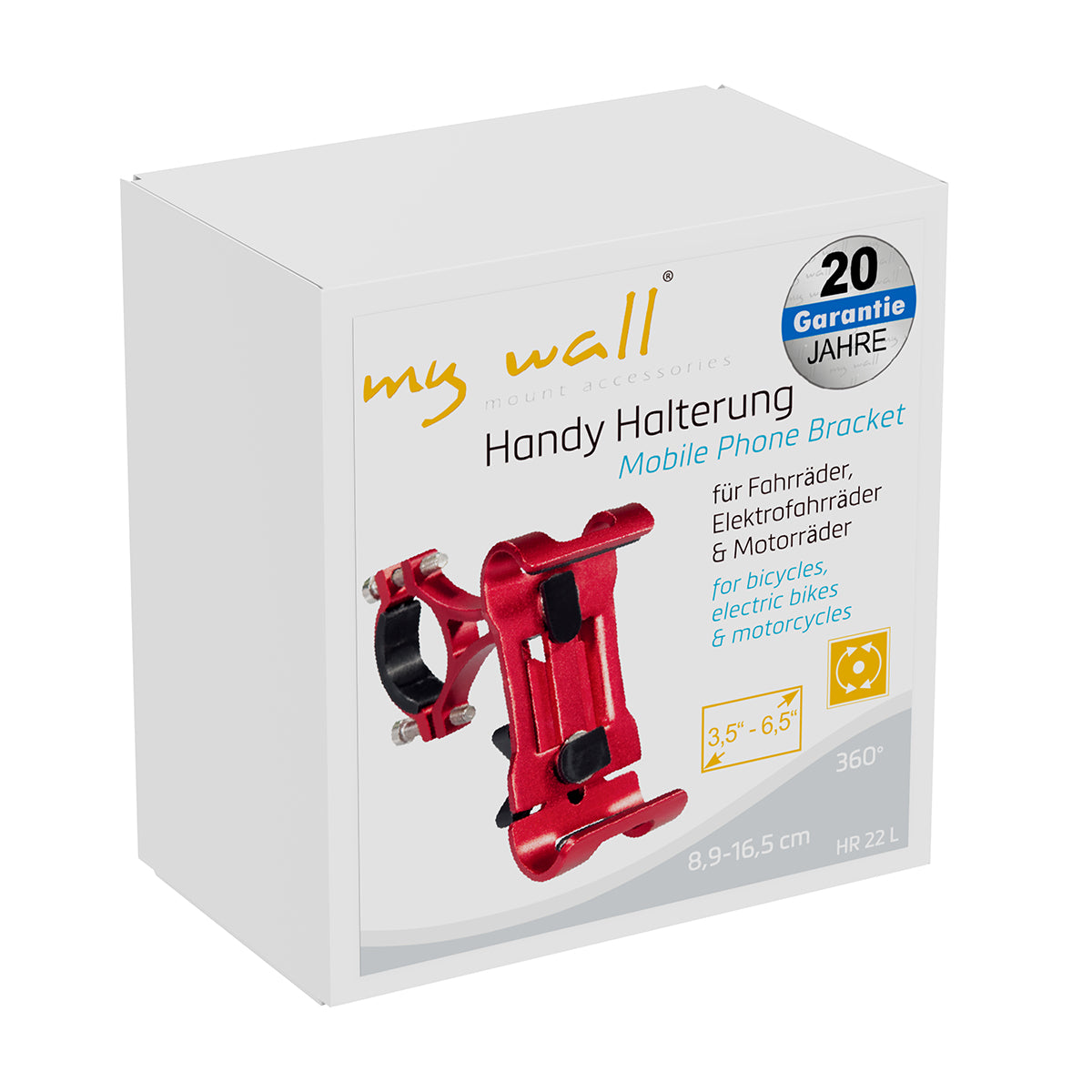my wall Fahrrad Handyhalterung (HR 22 L)