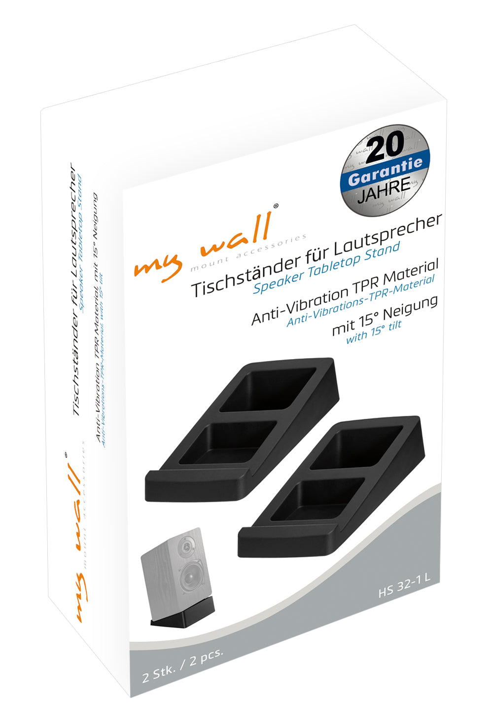 my wall Tischständer für Lautsprecher (HS 32-1 L)