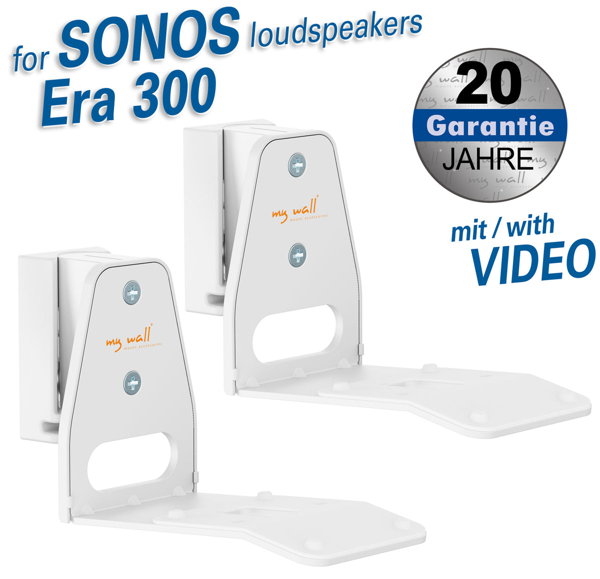 my wall 2 Wandhalter für SONOS Lautsprecher Era 300 (HS 41 WL)