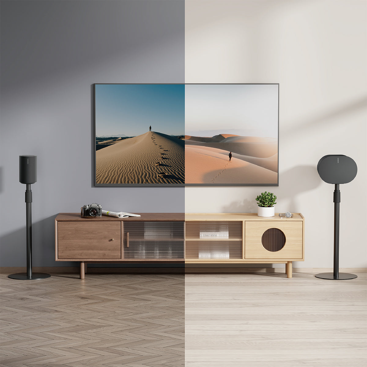 my wall Höhenverstellbarer Lautsprecherständer für Sonos Era 100, Era 100 SL & Era 300 (HS 49 L)