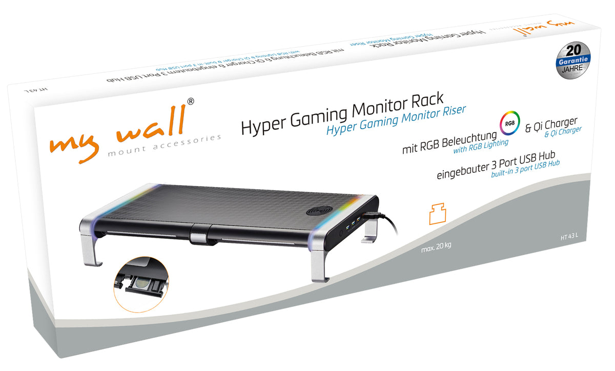 my wall Hyper Gaming Monitor Rack (HT 43 L)