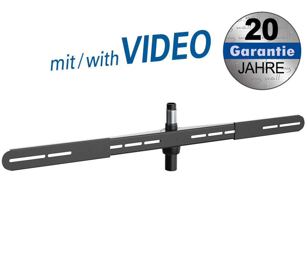 my wall Soundbar-Halterung für Staffelei / Bodenstativ (HZ 16 L)
