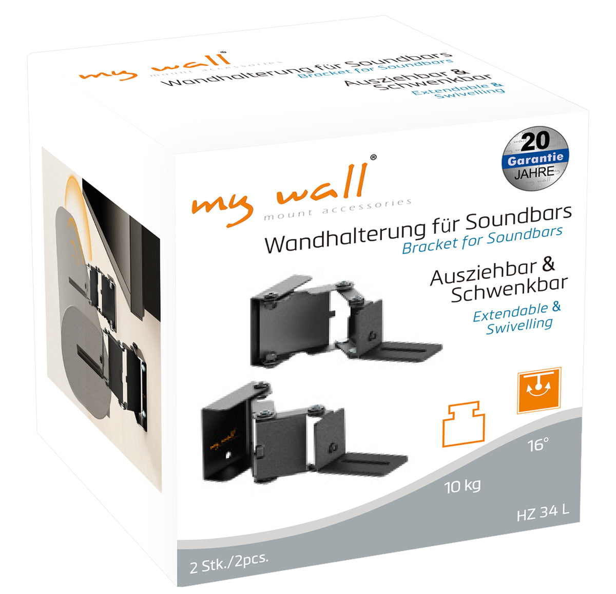 my wall Universale Wandhalterung für Soundbars (HZ 34 L)