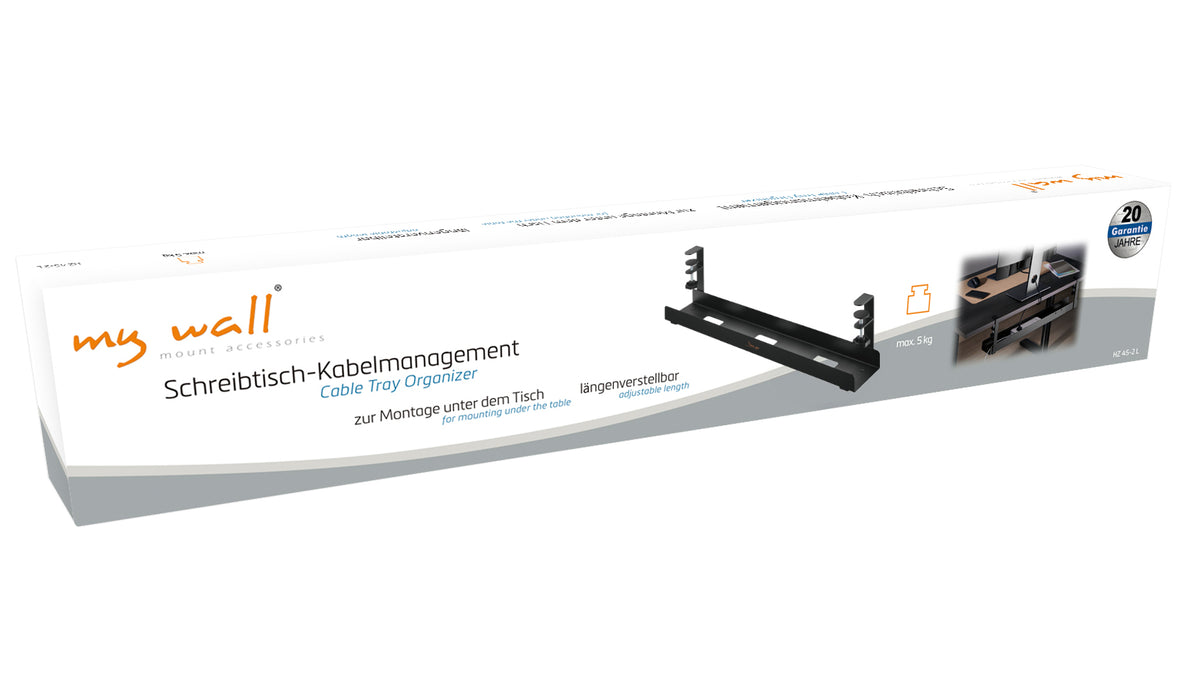 my wall Schreibtisch-Kabelmanagement (HZ 45-2 L)
