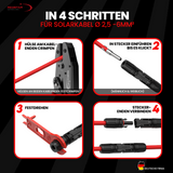 Solar connector set (m/f) for photovoltaics – 6/10/12 pieces including 2 spanners
